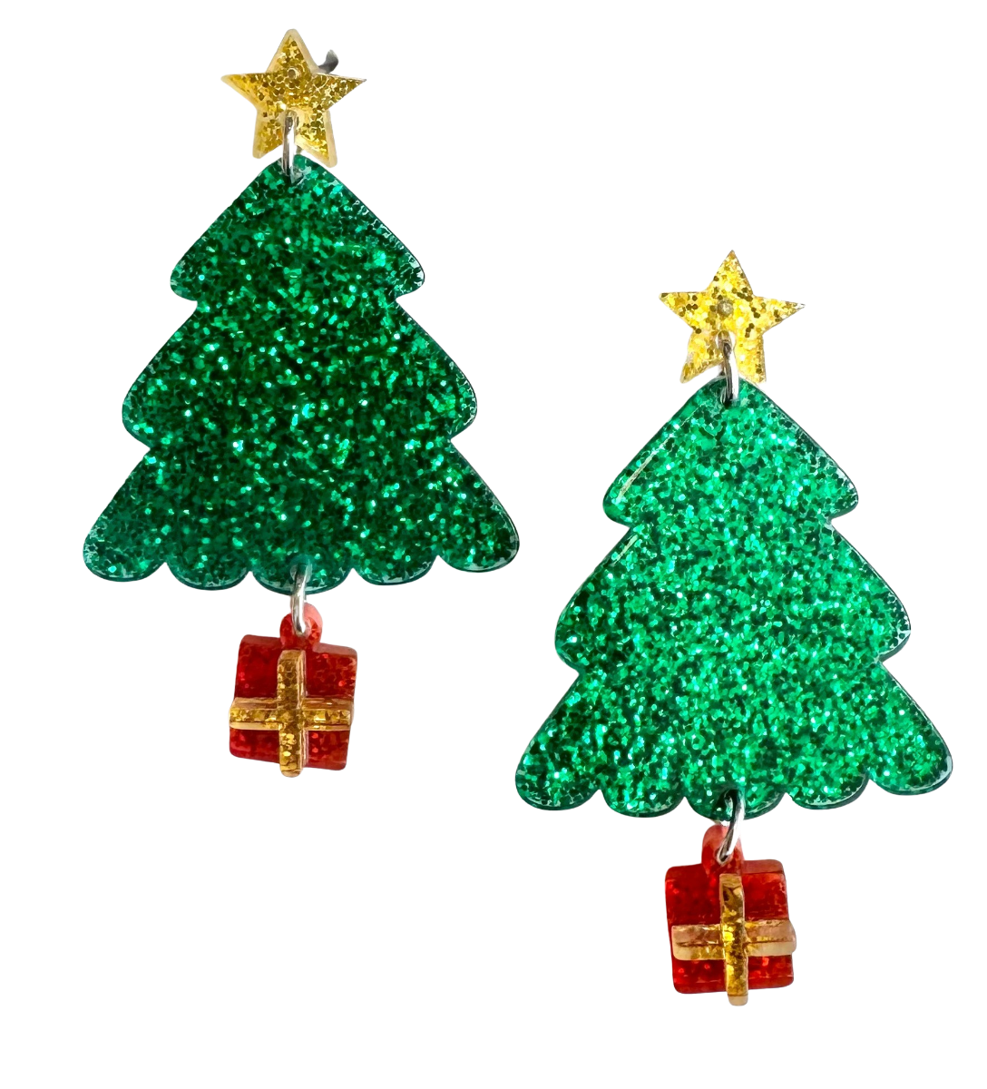 CHRISTMAS TREE EARRINGS