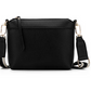BLACK 2 PIECE SHOULDER CROSSBODY BAG