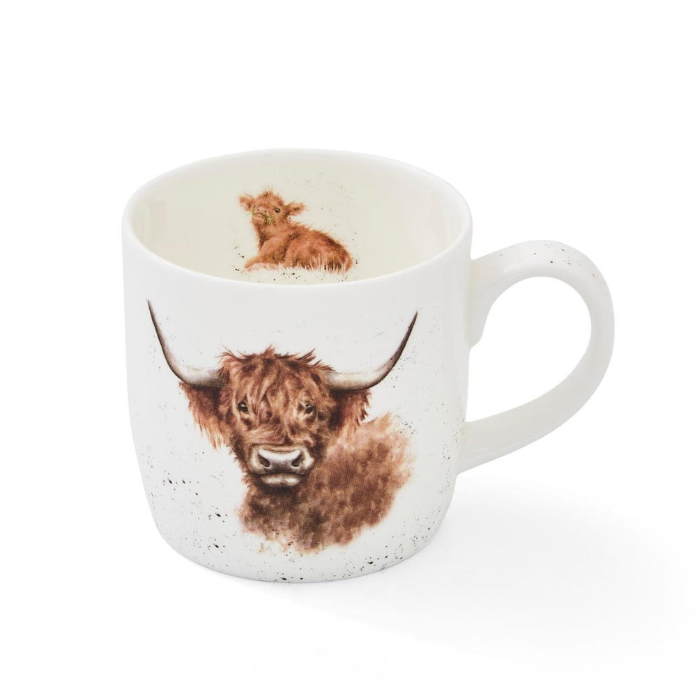 ROYAL WORCESTER WRENDALE DESIGNS COW MUG