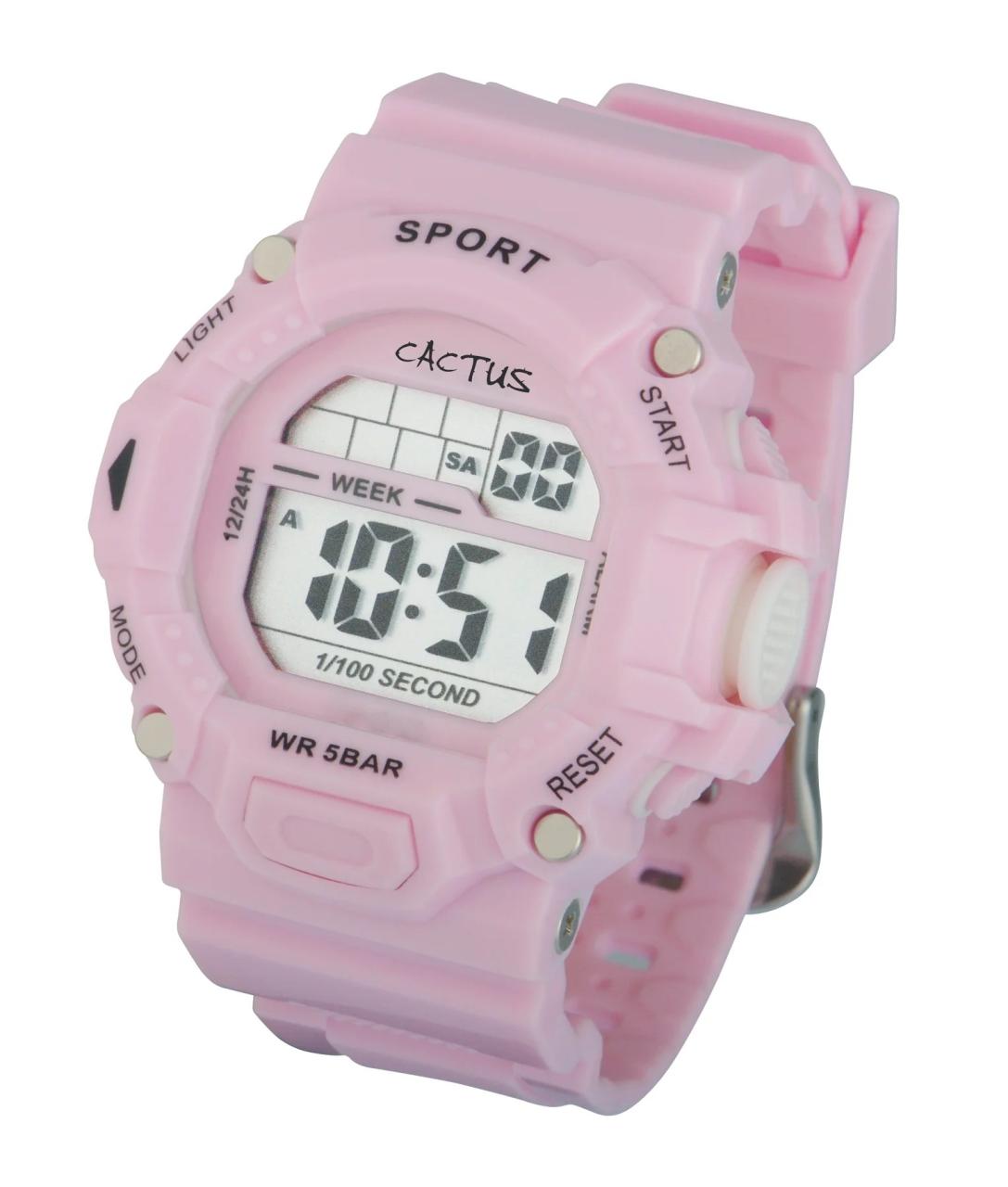 KIDS MIDSIZE DIGITAL WATCH - PINK