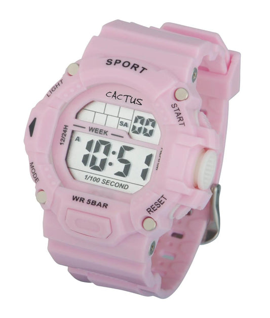 KIDS MIDSIZE DIGITAL WATCH - PINK