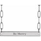 Sterling Silver Engravable Bar Necklace