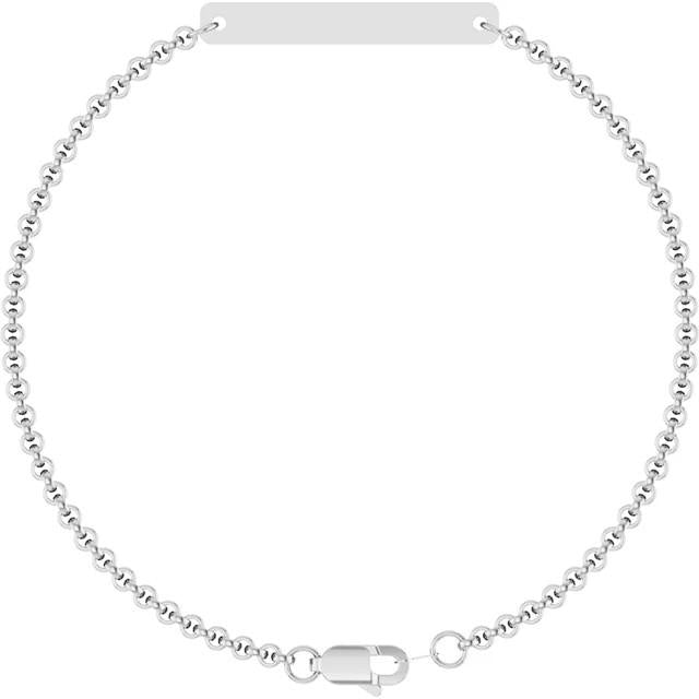Sterling Silver Engravable Link Bracelet