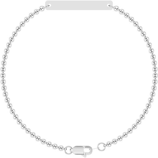Sterling Silver Engravable Link Bracelet