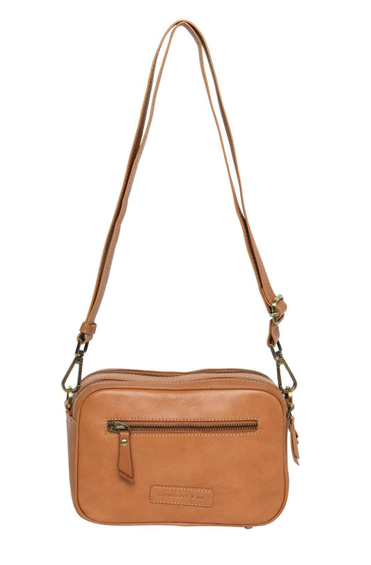 Cosgrove & Co Jackie - Twin Zip Camera Bag  Camel