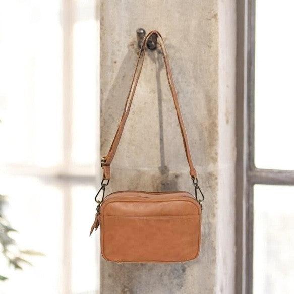 Cosgrove & Co Jackie - Twin Zip Camera Bag  Camel
