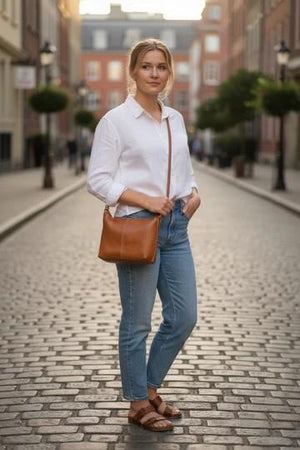 Cosgrove & Co Jessie (Camel) - Jeans bag