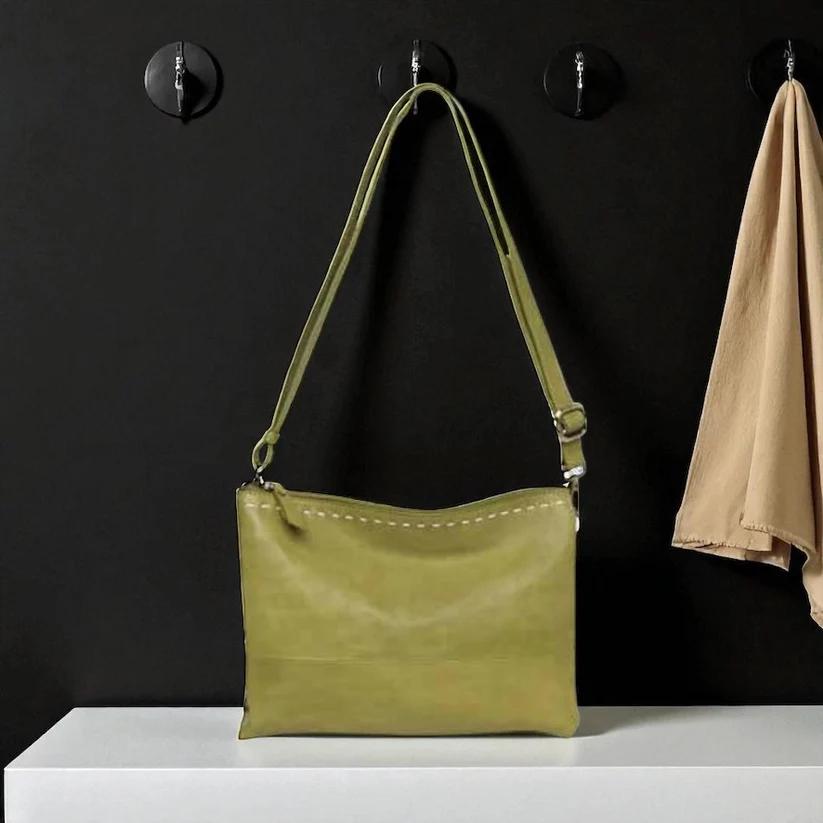 Cosgrove & Co Gillian - Hand stitched detail (Pistachio)