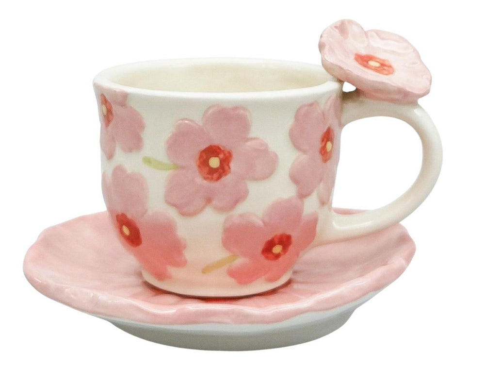 Poppy Tea Cup Pink 9cm
