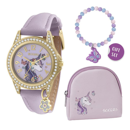 TIKKERS UNICORN WATCH SET