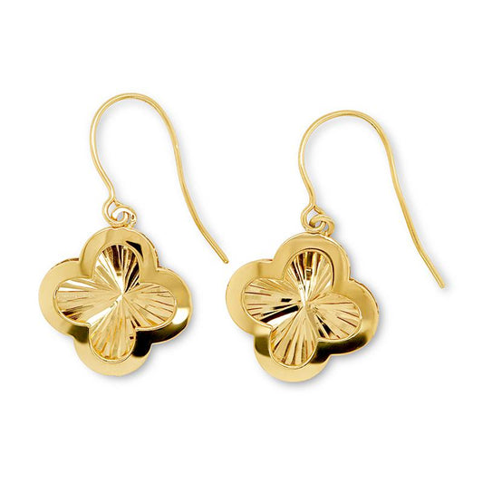 9CT YG SILVER FILLED HOOK EARRINGS