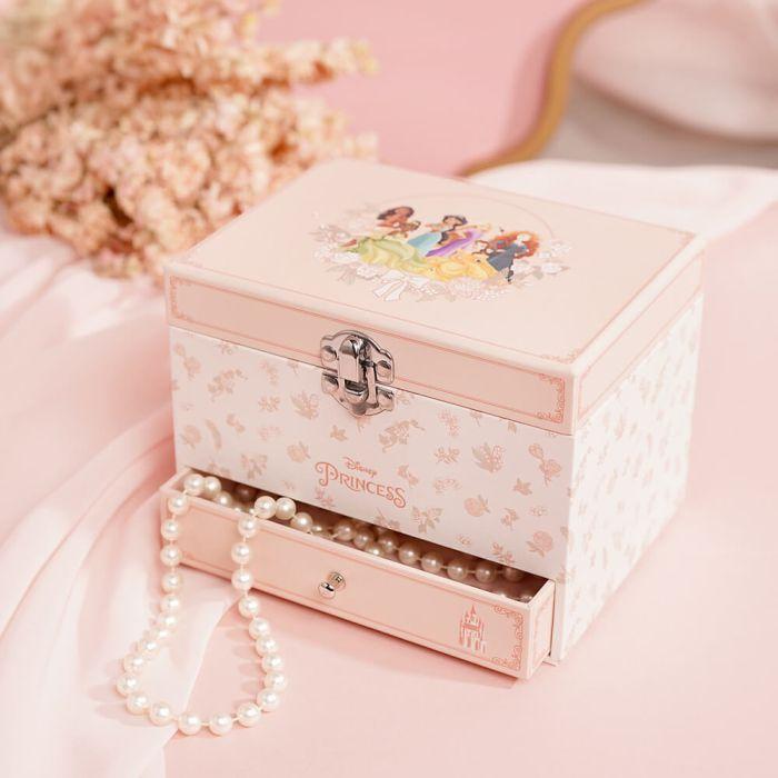 DISNEY PRINCESS PASTEL MUSICAL JEWELLERY BOX - MULTI PRINCESS