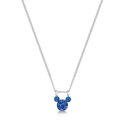 ECC Disney Mickey September Birthstone Necklace