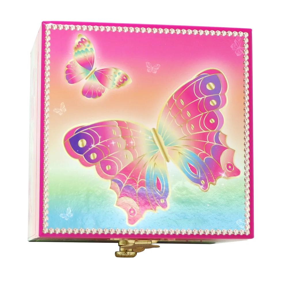 Rainbow Butterfly Small Musical Jewellery Box