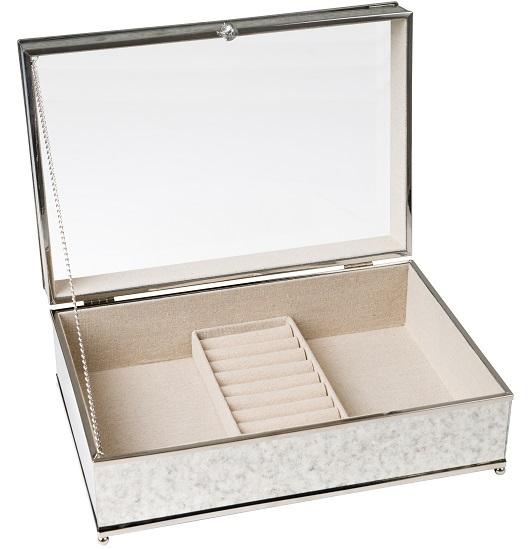 Russell Collection Giftware - Duroi Jewellery Box With Mirror Large