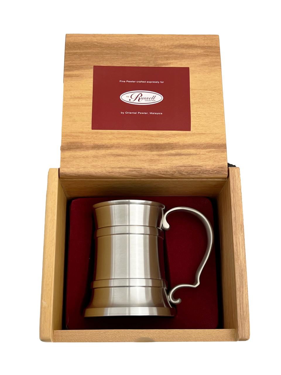 Russell Collection Giftware - Albert Tankard Pewter Finish Boxed 530mls