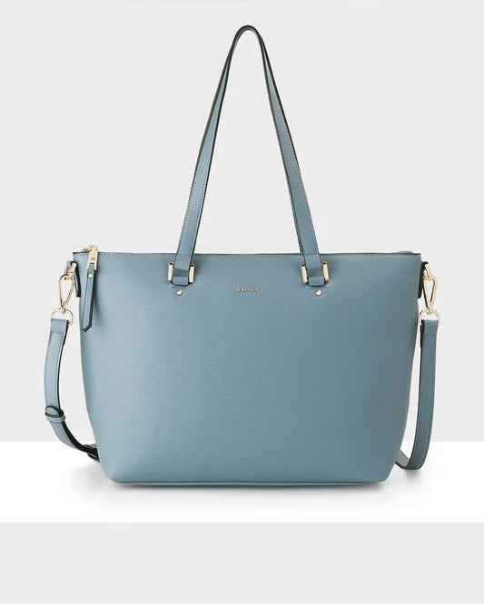 MEDIUM TOTE CROSSBODY BAG BLUE
