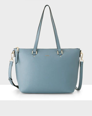 MEDIUM TOTE CROSSBODY BAG BLUE