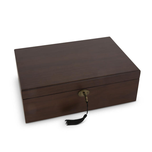 MATTE WALNUT JEWELLERY BOX