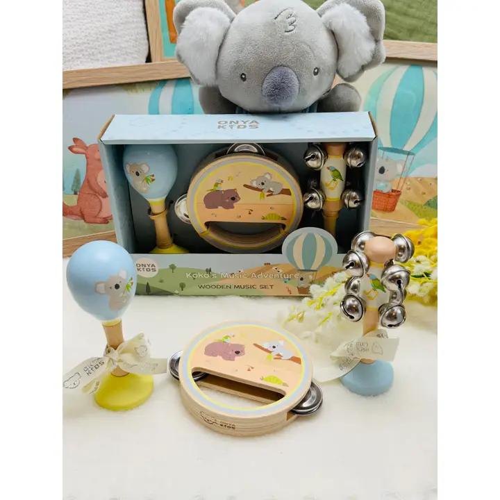 KoKo's Music Adventure Wooden Music 3pcs Set