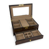 Single Drawer Jewellery Box With Walnut Veneer 28x18.5x12cm
