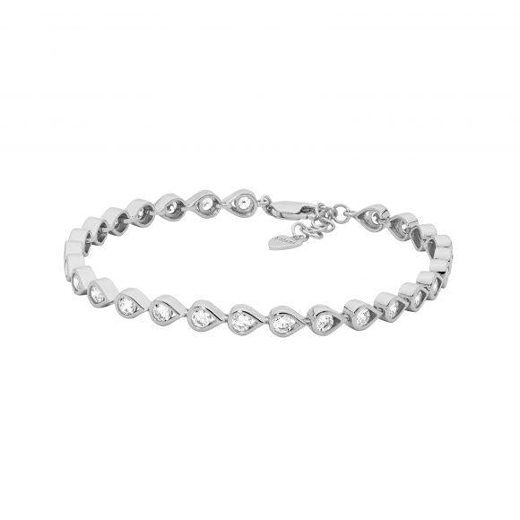 SILVER TEAR DROP BRACELET