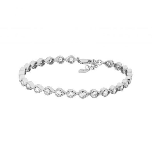 SILVER TEAR DROP BRACELET