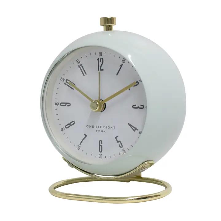 Grace Sage Green Silent Alarm Clock