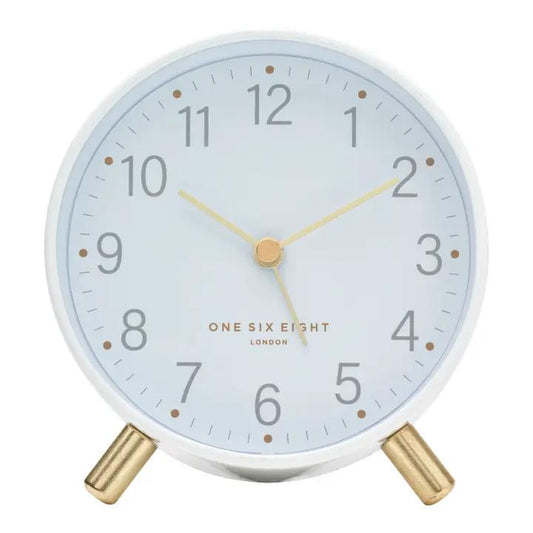 Maisie White Silent Alarm Clock