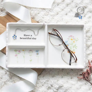 Have A Beautiful Day Ceramic Trinket Tray