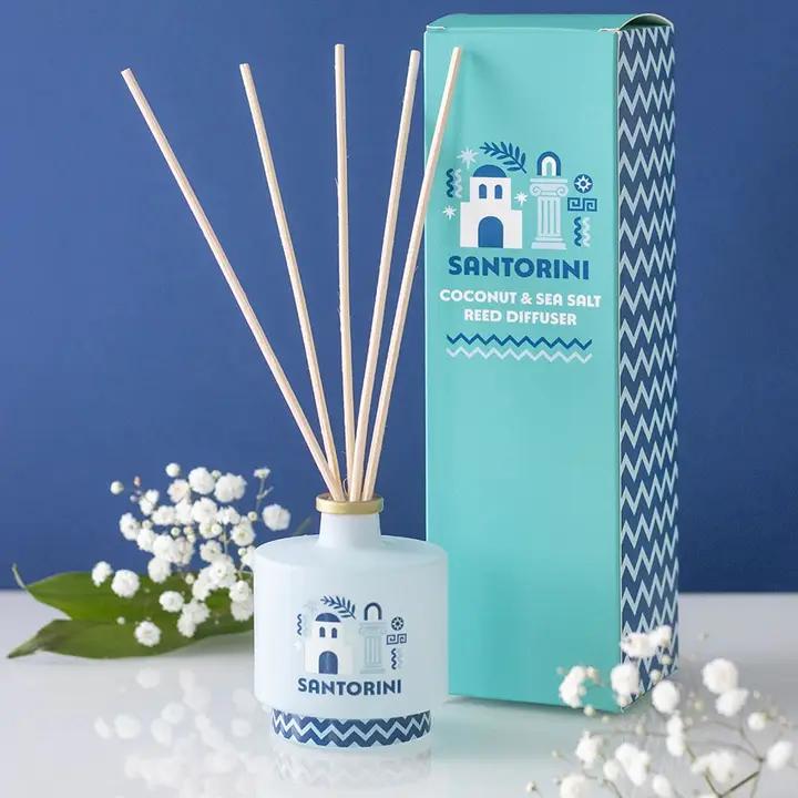 Santorini Coconut & Sea Salt Scented Reed Diffuser 100ml