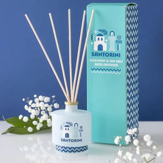 Santorini Coconut & Sea Salt Scented Reed Diffuser 100ml