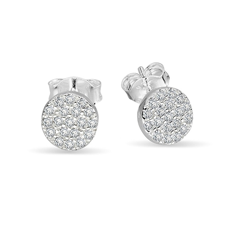 SILVER CZ STUDS