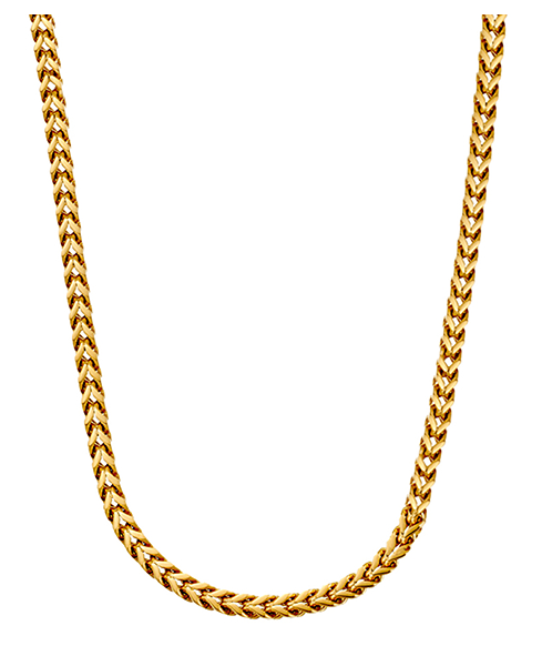MENS GOLD PLATED STEEL CHAIN
