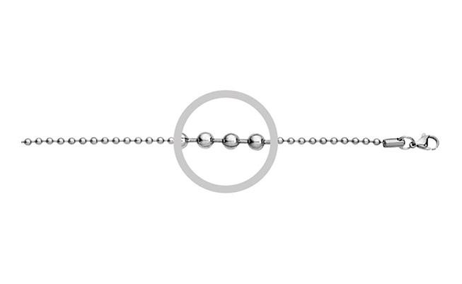 MENS STEEL BALL CHAIN