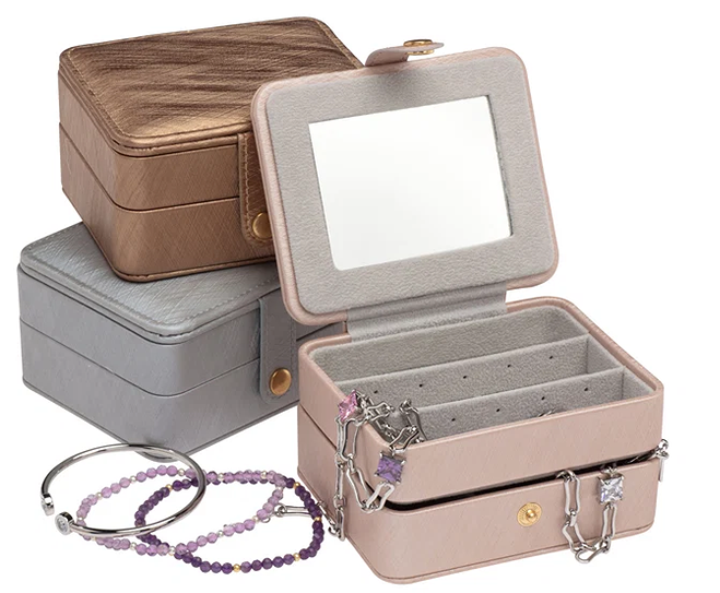 MINI JEWELLERY BOX SILVER