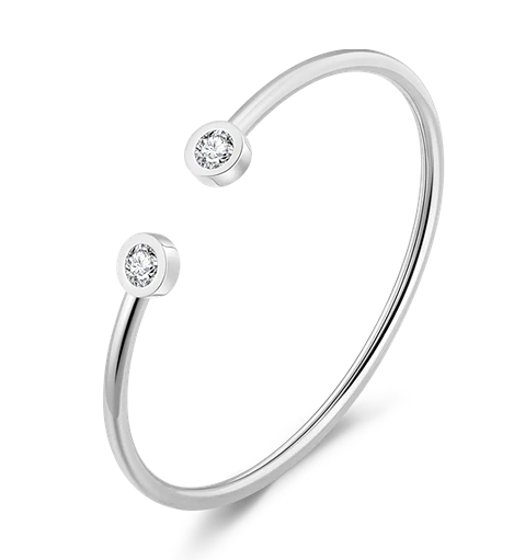 STEEL CZ BANGLE