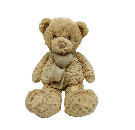 SCARF BEAR BEIGE 30CM