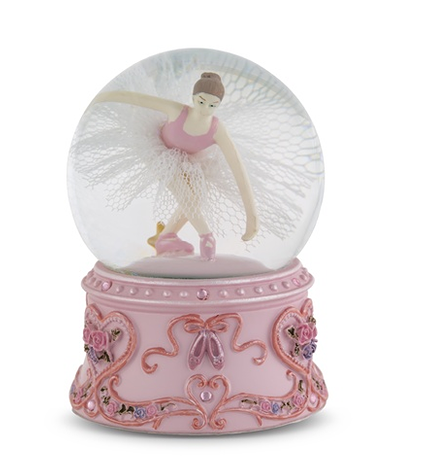 RESIN SNOWGLOBE WITH BALLERINA