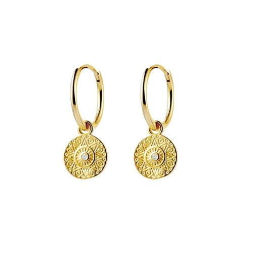SS MANDALA HOOP EARRINGS