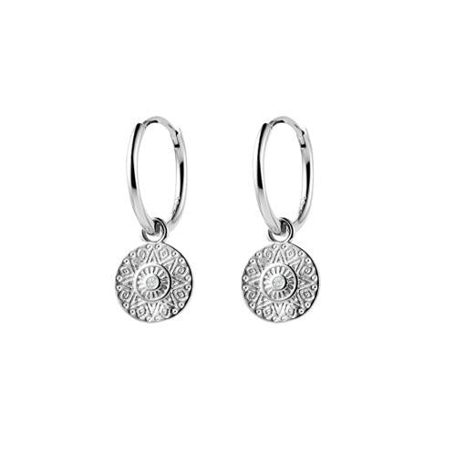 SS MANDALA HOOP EARRINGS