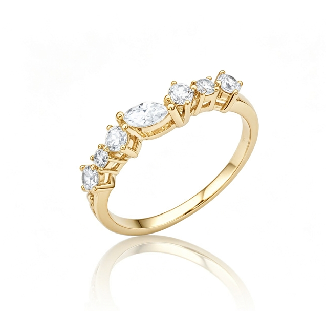9CT YG DIANA ANNIVERSARY RING