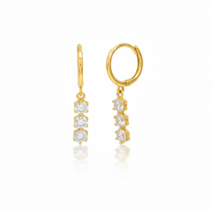 9CT YG DROP LG DIAMOND EARRINGS