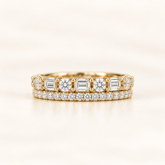 9CT YG 1CT TDW LG DIAMOND RING