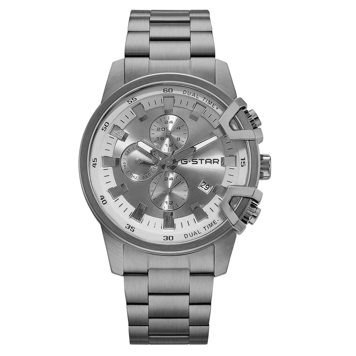 G-STAR BEND3D GUNMETAL STEEL