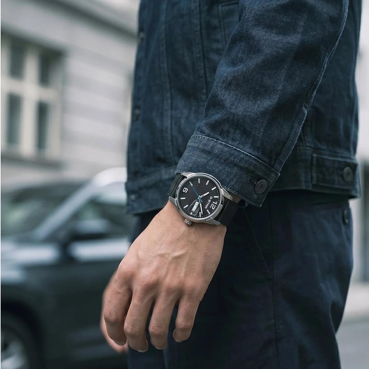 G-STAR SELVEDGE BLACK LEATHER
