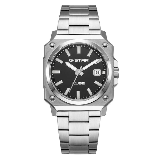 G-STAR CUBE SILVER-TONE