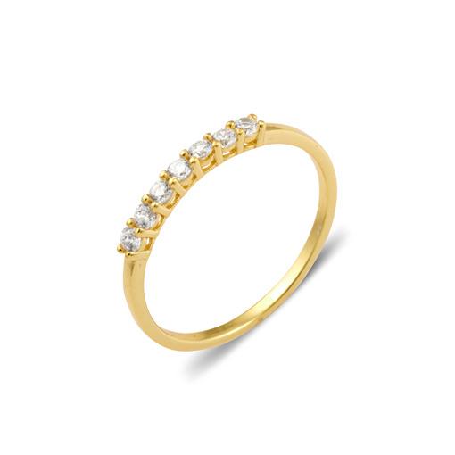 SS GP CZ FINE BAND RING