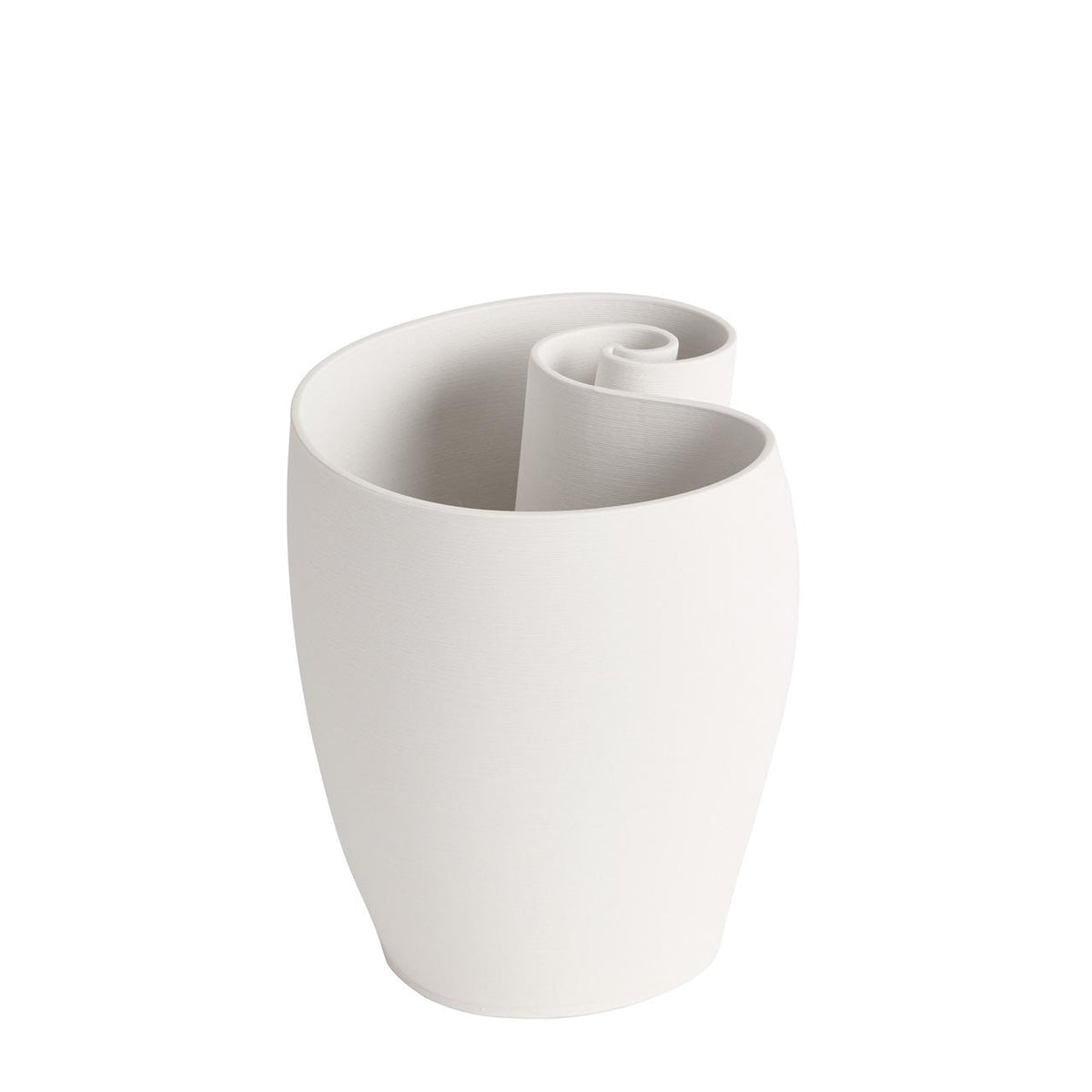 JADE WHITE VASE 34CM