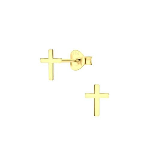 SS GP CHILDREN'S PETITE CROSS STUDS